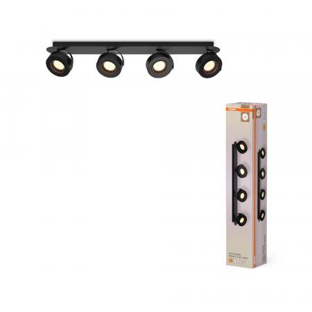 OSRAM LED Decor Spot Venus 4er Deckenstrahler Schwarz schwenkbar