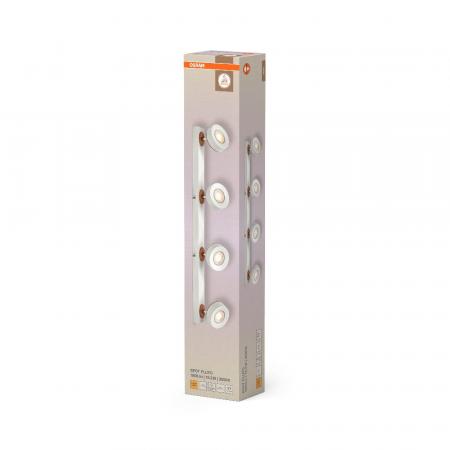 OSRAM LED Decor Spot Pluto 4er Deckenstrahler Weiß mit flexiblen Strahlern