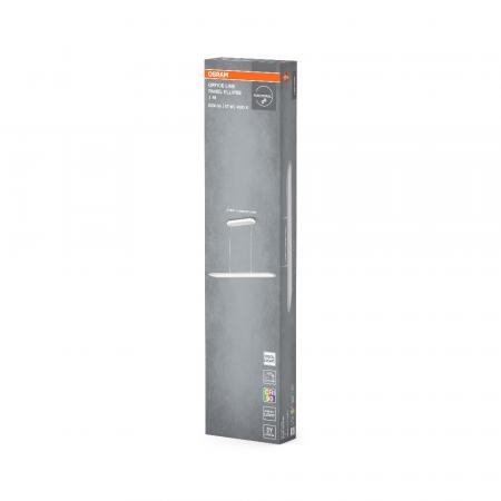 OSRAM LED Office Line Panel  Pendelleuchte Ellipse 57W Dimmbar weiß UGR19 90Ra