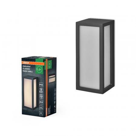 OSRAM Wandleuchte Endura Classic IP65 Rado Wall mit mattiertem Diffusor und E27-Fassung