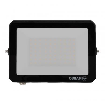 Osram LED Fassaden- und Garagenstrahler LUX schwarz 3000K warmweißes Licht 50W IP65