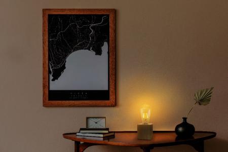 OSRAM Tischleuchte 1906 Edison Vintage-Stil mit 2,5W E27 Glühlampe austauschbar