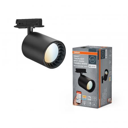 Osram SMART+ Matter 1-Phasen Schienen Leuchtkopf Tracklight Spot Osaka Schwarz