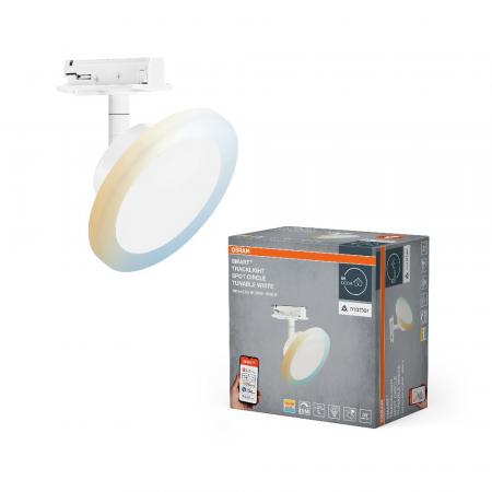 Osram SMART+ Matter 1-Phasen Schienen Leuchtkopf Tracklight Spot Circle Weiß