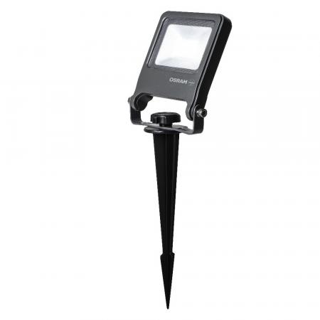 OSRAM 4099854585838 ENDURA Garden Flood Erdspießstrahler 10W 3000K IP65 Dunkelgrau