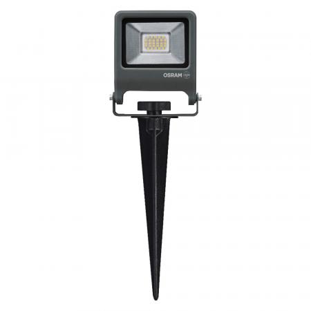 OSRAM ENDURA Garden Flood Erdspießstrahler 20W 3000K IP65 Dunkelgrau