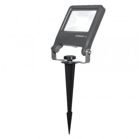 OSRAM ENDURA Garden Flood Erdspießstrahler 20W 3000K IP65 Dunkelgrau