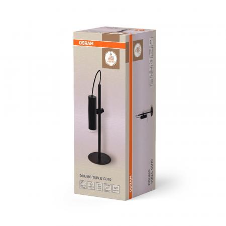 OSRAM Tischleuchte Decor Table Wall Schwarz IP20