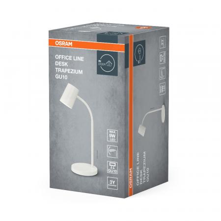 OSRAM Tischleuchte Office Line Desk Trapezium GU10 weiß