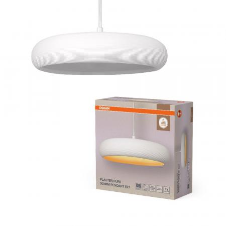 OSRAM GipsHängelampe Plaster Pure weiß Ø 30 cm  E27