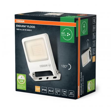 Osram Endura Flood LED Fluter 20W in weiß 3000K IP65
