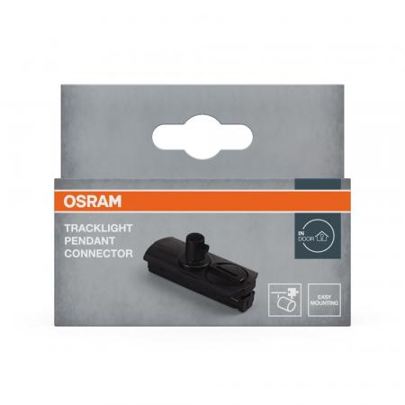 OSRAM 1-Phasen Schienen Tracklight Pendant Connector Black