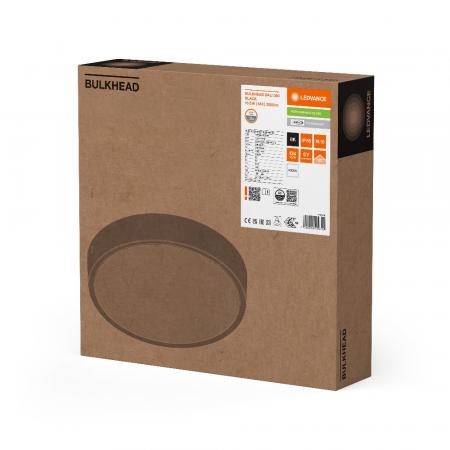 LEDVANCE LED Decken- und Wandleuchte BULKHEAD ROUND DALI -    BLKH RD DA 300 P 15.5W 840 schwarz IP65
