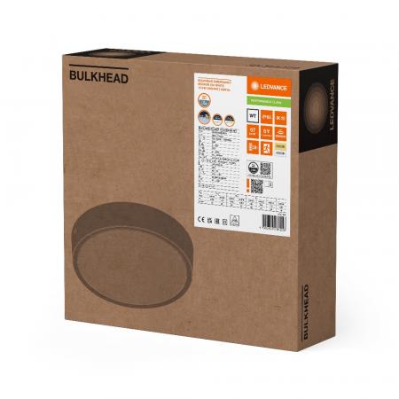 LEDVANCE LED Decken- und Wandleuchte BULKHEAD ROUND EMERGENCY SENSOR -  BLKH RD EL SN 250 P 12.5W ML 83040 weiß IP65