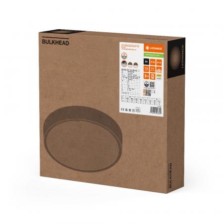 LEDVANCE LED Decken- und Wandleuchte BULKHEAD ROUND EMERGENCY -  BLKH RD EL 300 P 19.5W ML 83040 schwarz IP65