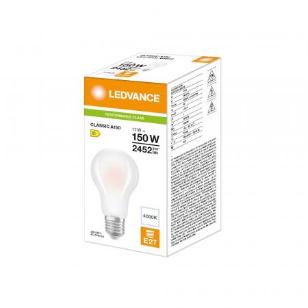 Ledvance E27 Retrofit CLASSIC LED Lampe gefrostet 17W wie 150W 4000K universalweiß