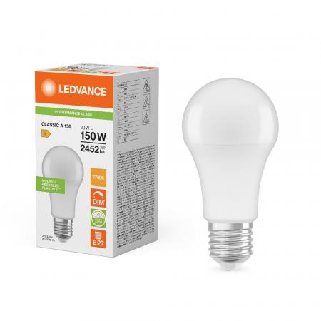 Ledvance E27 LED Lampe Classic A150 dimmbar matt 20W wie 150W 2700K warmweißes Licht