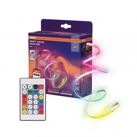 5M OSRAM Smart+ Wi-Fi Flex LED-Streifen COB Magic RGB Remote Control Indoor IP20