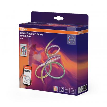 3M OSRAM LED-Streifen Smart+ Wifi Neon Flex Magic RGB Remote Control  Outdoor IP44