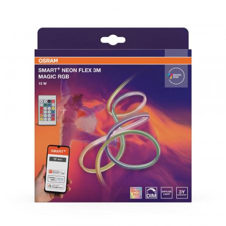 3M OSRAM LED-Streifen Smart+ Wifi Neon Flex Magic RGB Remote Control  Outdoor IP44