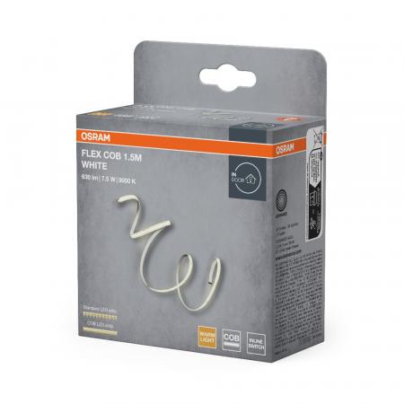 1.5M Osram Flex COB LED-Streifen warmweißes Licht IP20