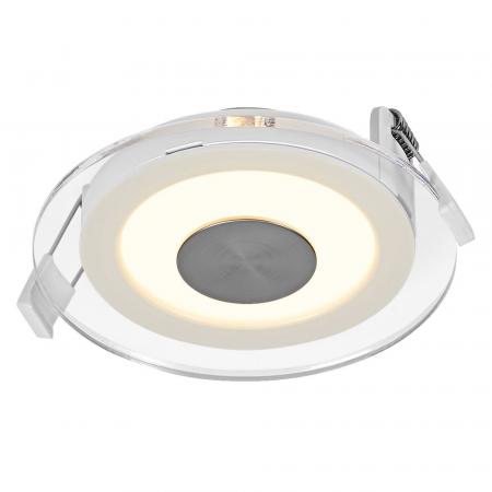 OSRAM LED Spot Acrylic Clean 6W 827 Einbaustrahler IP20 - Einbaudurchmesser 100mm, Einbautiefe 40mm