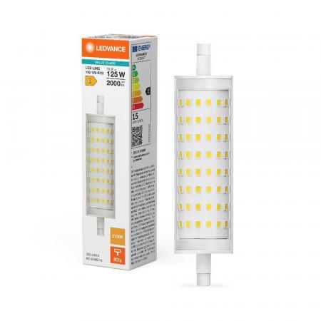 Ledvance R7s LED 118mm Stab Lampe 15W wie 125W warmweißes Licht