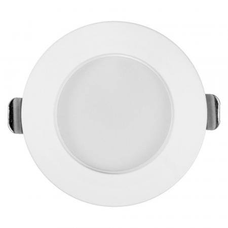 3er Set OSRAM LED Downlight Set IP44 Dim Slim 4,5W 3000K 120° Weiß Einbauspot - Einbaudurchmesser 75mm, Einbautiefe 35mm
