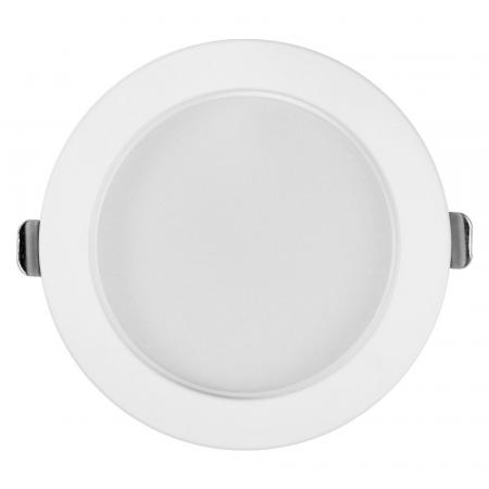 3er Set OSRAM LED Downlight IP44 Dim Slim 8W 3000K 120° Weiß Einbauspot - Einbaudurchmesser 95mm, Einbautiefe 35mm