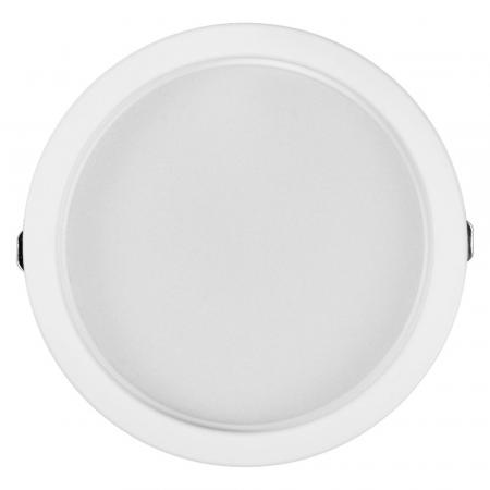 3er Set OSRAM LED Downlight Set IP44 Dim Slim 18W 3000K 120° Weiß Einbauspot - Einbaudurchmesser 135mm, Einbautiefe 35mm