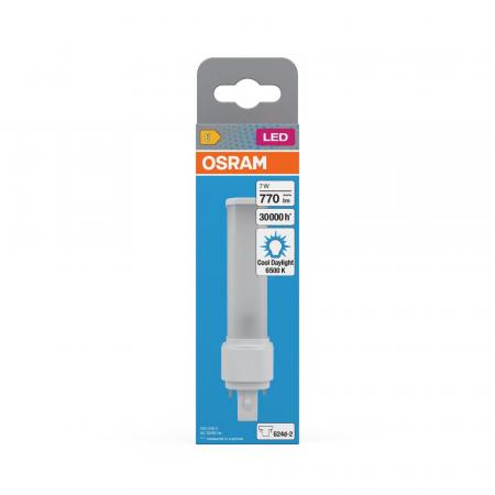 Osram Dulux D18 LED 2Pin G24d-2 6500K kaltweißes Licht  KVG/VVG 7W Ersatz 18W