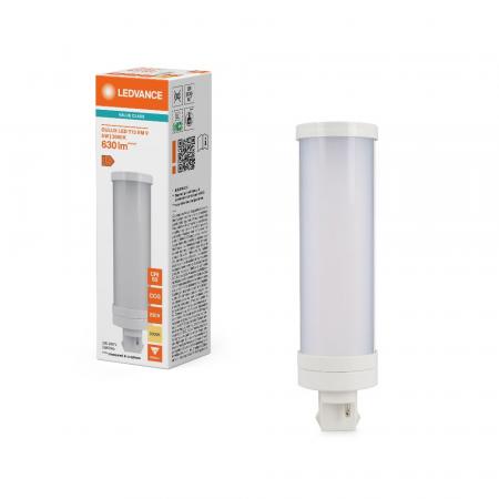 Ledvance DULUX GX24D-1 T13 LED Kompaktlampe 2PINs 6W wie 13W 3000K EM & AC KVG