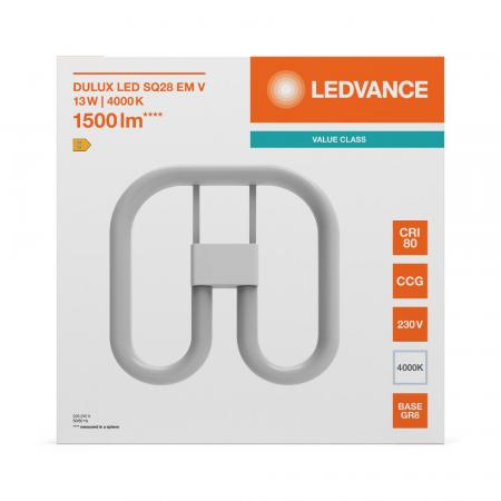 Ledvance DULUX SQ28 EM LED Kompaktlampe GR8 2Pin 13W wie 28W 4000K