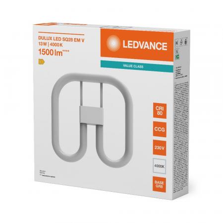 Ledvance DULUX SQ28 EM LED Kompaktlampe GR8 2Pin 13W wie 28W 4000K