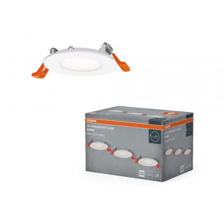 3er Set LED Spot and Downlight Recess Slim 85mm 4,5W 840 Weiß Einbauleuchte - Einbaudurchmesser 72mm, Einbautiefe 35mm