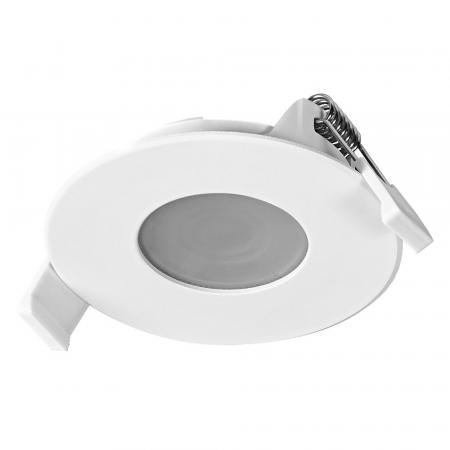 3er Set OSRAM Spot Set Recess 4,9W 827 120° Weiß LED Einbaustrahler - Einbaudurchmesser 68mm, Einbautiefe 40mm