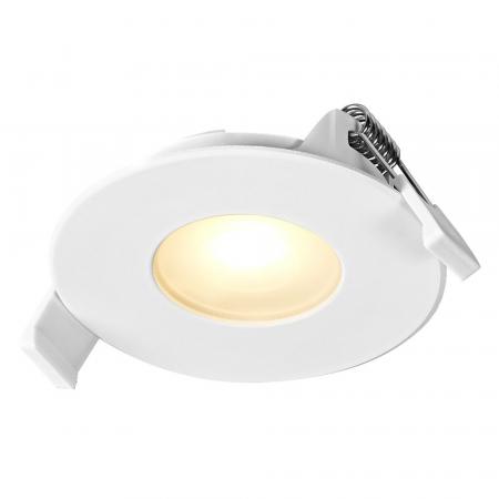 3er Set OSRAM Spot Set Recess 4,9W 827 120° Weiß LED Einbaustrahler - Einbaudurchmesser 68mm, Einbautiefe 40mm