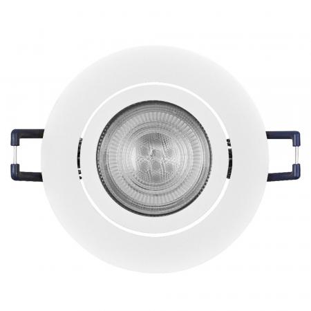 3er Set OSRAM GU10 3,7W LED Spot Set Recess Click Dim Weiß 2700K IP20 Einbaustrahler -  Einbaudurchmesser 68mm, Einbautiefe 100mm