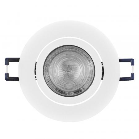 3er Set OSRAM GU10 4,5W LED Spot Set Recess Click Weiß 2700K IP20 Einbaustrahler -  Einbaudurchmesser 68mm, Einbautiefe 100mm