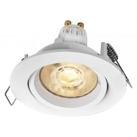 OSRAM GU10 LED Spot Set Recess Twistlock Einbaustrahler 2,6W 2700K -  Einbaudurchmesser 75mm, Einbautiefe 100mm