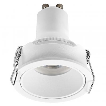 3er Set OSRAM LED Spot PAR11 Recess GU10 Dim 3W 827 Einbaustrahler dimmbar Sandweiß IP20 - Einbaudurchmesser 52mm, Einbautiefe 115mm