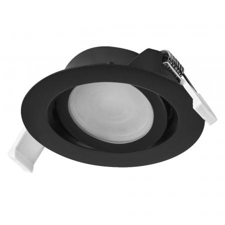 3er Set OSRAM LED Spot Set Recess CCT Adjustable 4,9W CCT 120° Schwarz Einbaustrahler - Einbaudurchmesser 75mm, Einbautiefe 40mm
