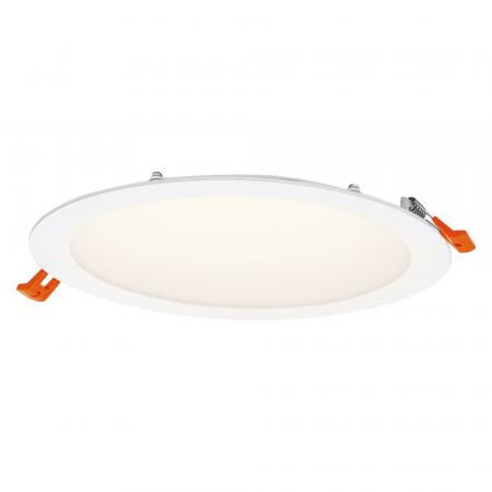 3er Set LED Spot and Downlight Recess Slim 225mm 22W 830 White Einbauleuchte - Einbaudurchmesser 200mm, Einbautiefe 35mm