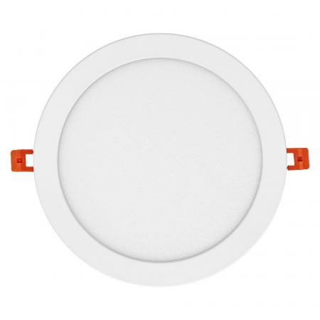 3er Set LED Spot and Downlight Recess Slim 225mm 22W 4000K Weiß Einbauleuchten IP20 - Einbaudurchmesser 200mm, Einbautiefe 35mm