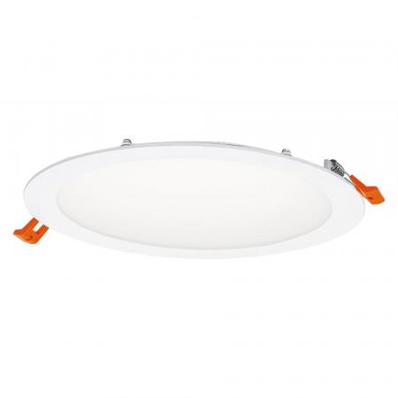 3er Set LED Spot and Downlight Recess Slim 225mm 22W 4000K Weiß Einbauleuchten IP20 - Einbaudurchmesser 200mm, Einbautiefe 35mm