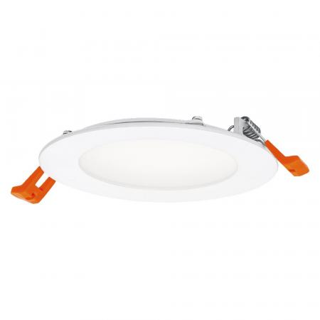3er Set LED Spot and Downlight Recess Slim 120mm 8W 840 Weiß Einbauleuchte - Einbaudurchmesser 105mm, Einbautiefe 35mm