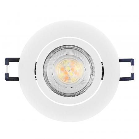 OSRAM SMART+ MATTER LED Spot Recess GU10 Adjustable 4,7W RGBW Sandweiß IP20 Einbaustrahler - Einbaudurchmesser 68mm, Einbautiefe 100mm