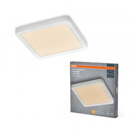 OSRAM ORBIS QUICKFIX SQUARE 245x245mm 20W CLICK DIM 830 WEISS