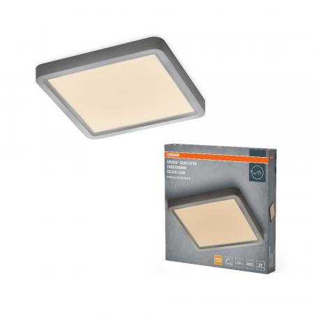 OSRAM ORBIS QUICKFIX SQUARE 195x195mm 16W CLICK DIM 830 SILBER