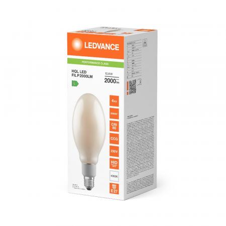 Ledvance E27 LED Straßenlampe HQL 2000lm 10,8W wie 50W 840 4000K IP65